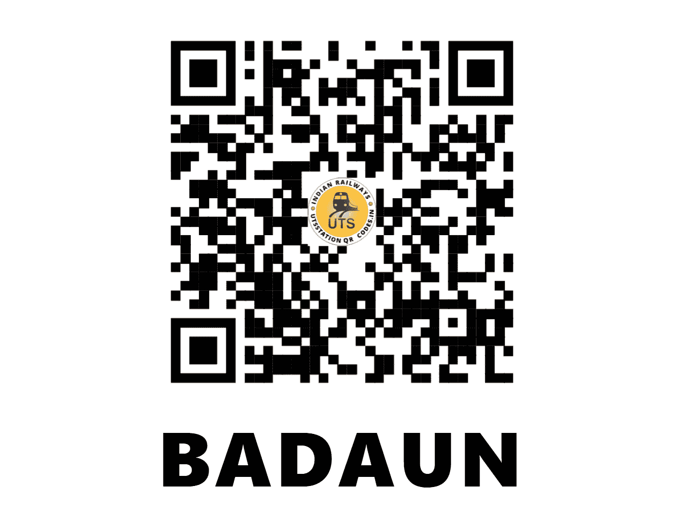 UTS QR Code for BADAUN - BEM - NE (UTTAR PRADESH)